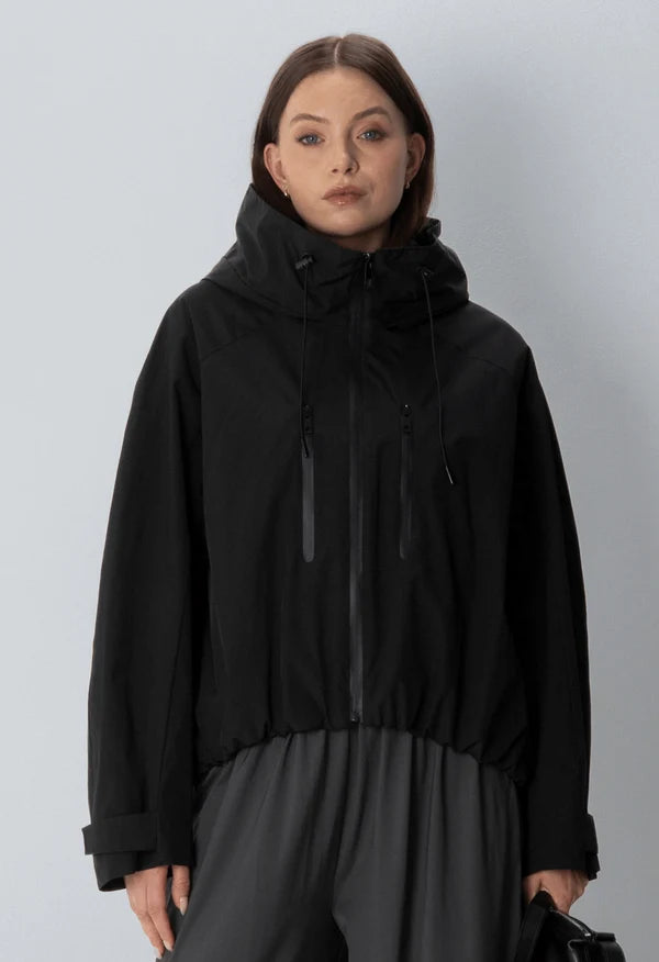 Veste de pluie courte oversize