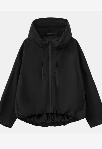 Veste de pluie courte oversize