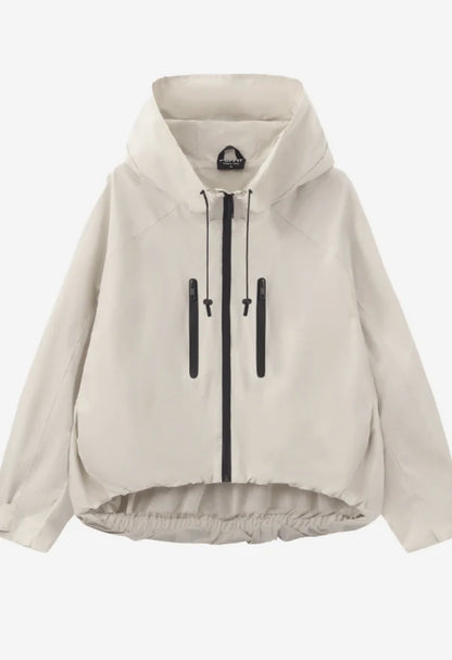 Veste de pluie courte oversize