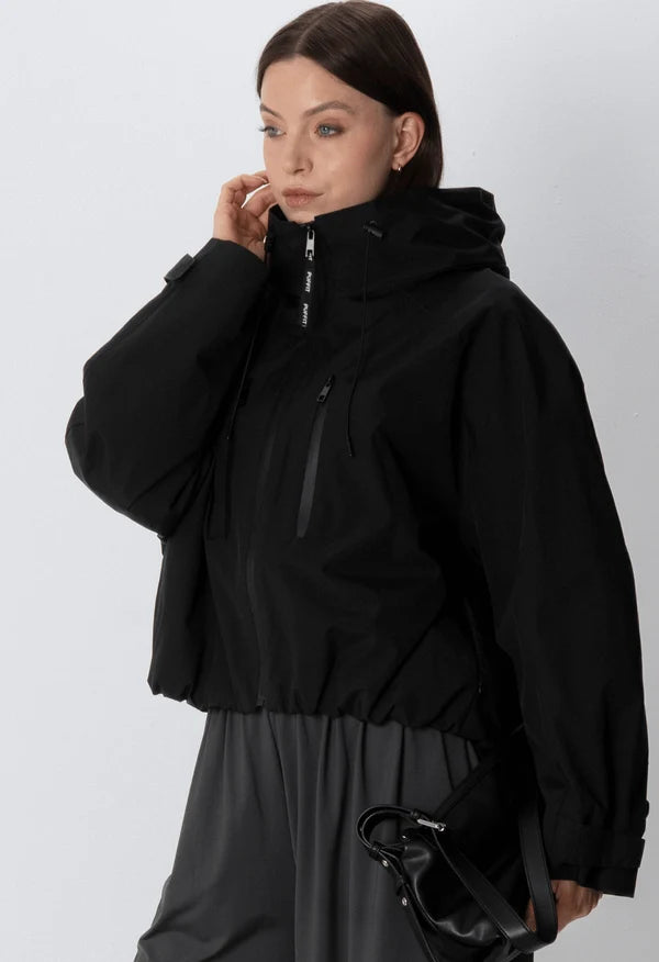 Veste de pluie courte oversize