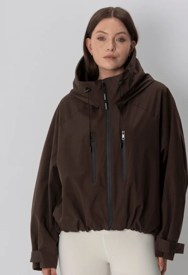 Veste de pluie courte oversize