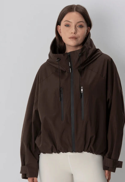 Veste de pluie courte oversize
