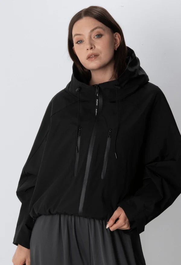 Veste de pluie courte oversize