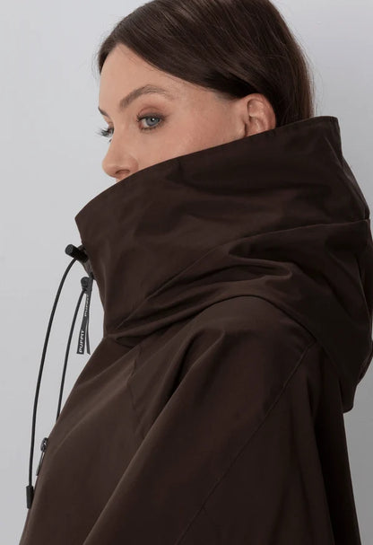 Veste de pluie courte oversize